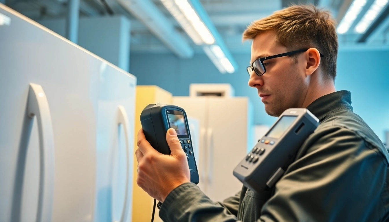 Ensure safety with Pat testing Lichfield services by a professional technician inspecting appliances.