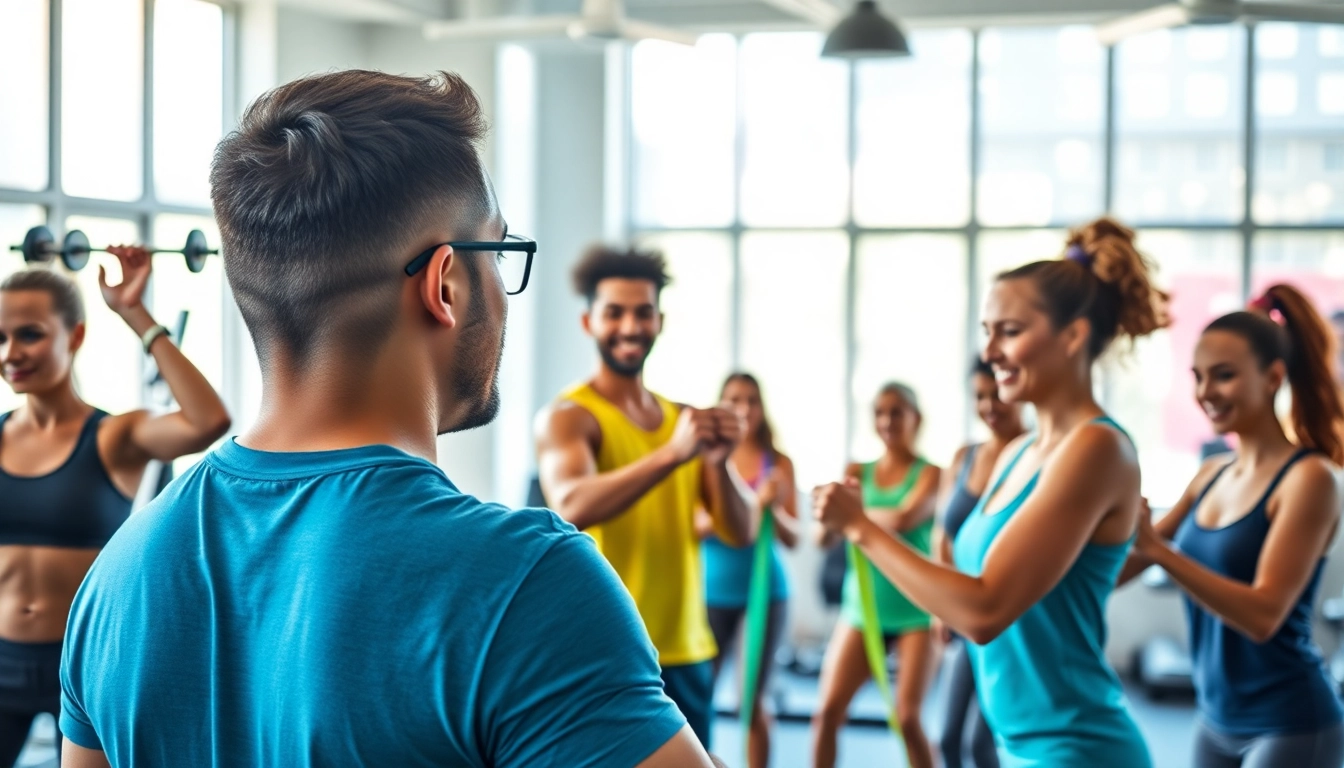 Join the best gym near me for an engaging workout led by a professional trainer.