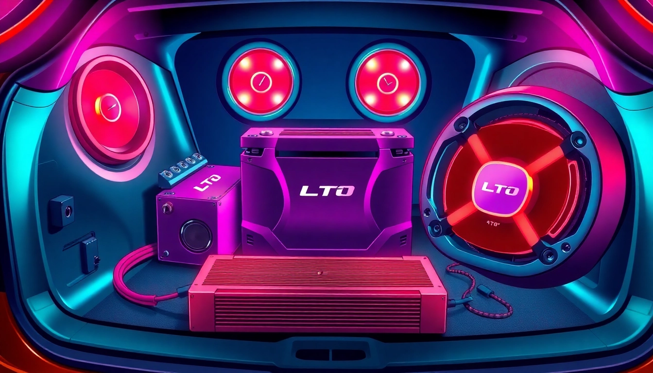 Elevate Your Audio Experience with Top Car Audio Accessories and LTO Batteries