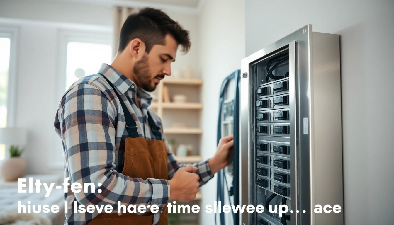 Enhance your home with an Electrical Panel Clearwater installation service, showcasing professional workmanship.
