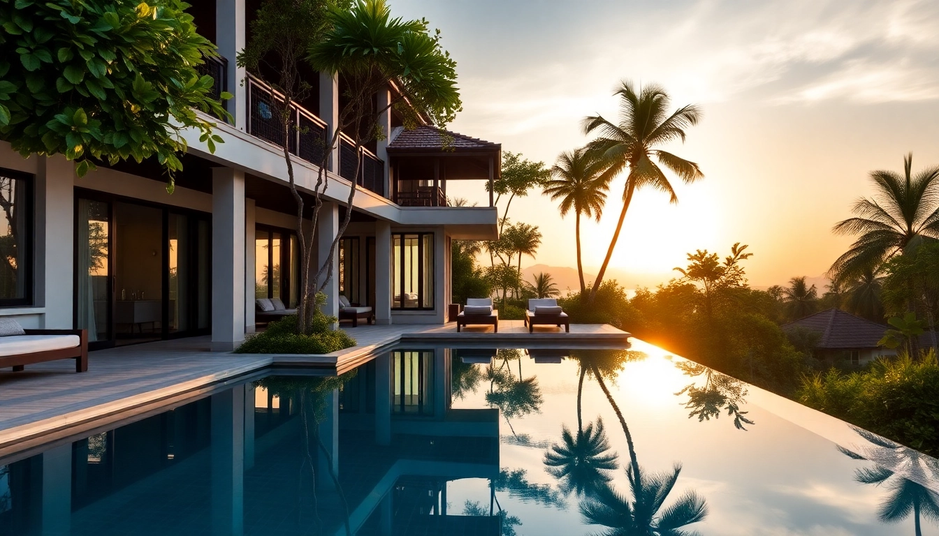 Explore real estate Phuket with this stunning pool villa showcasing tropical elegance.