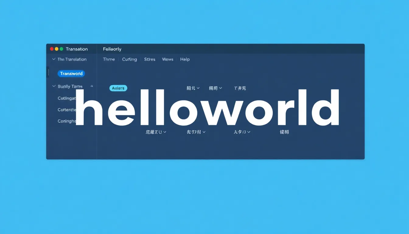 科技创新：探索helloworld翻译助手的无限可能