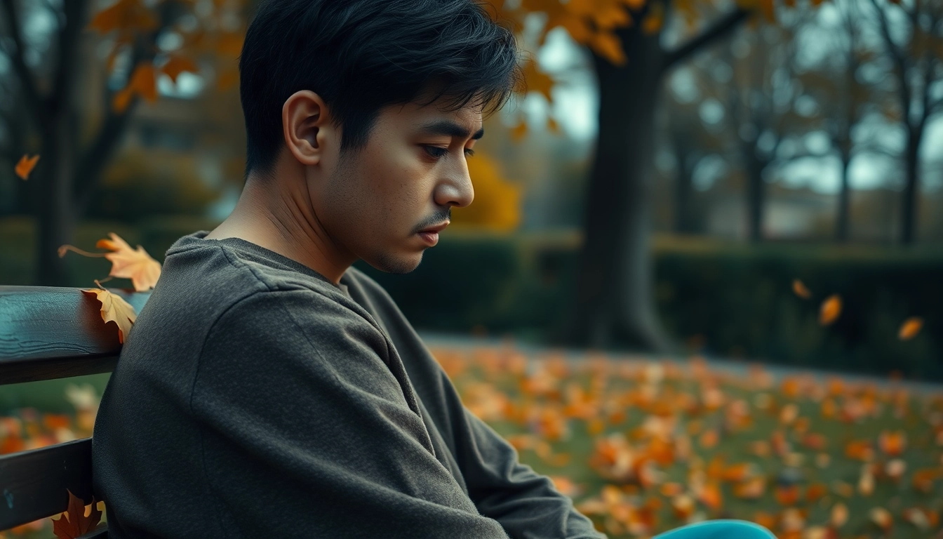 Contemplative scene depicting the emotional journey of a relationship breakup.
