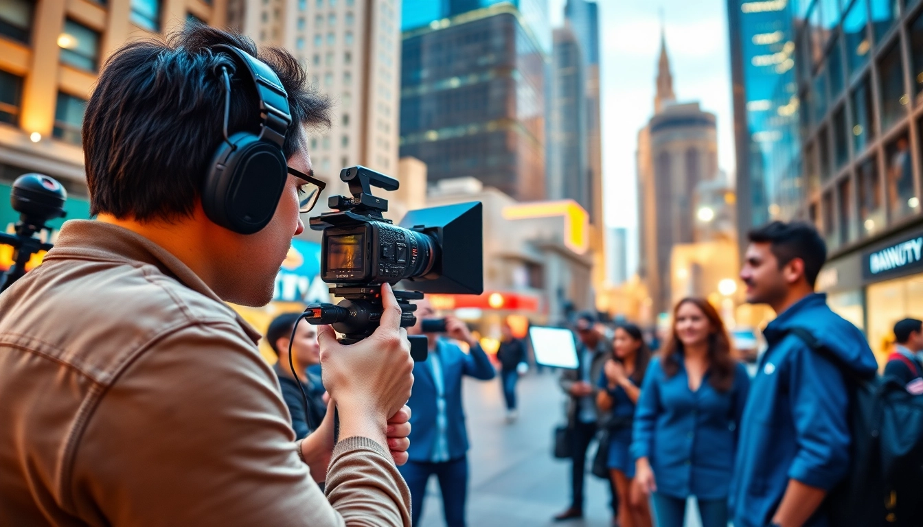 Capture engaging Creative Video Shoots Toronto scenes with professional videographers in vibrant settings.