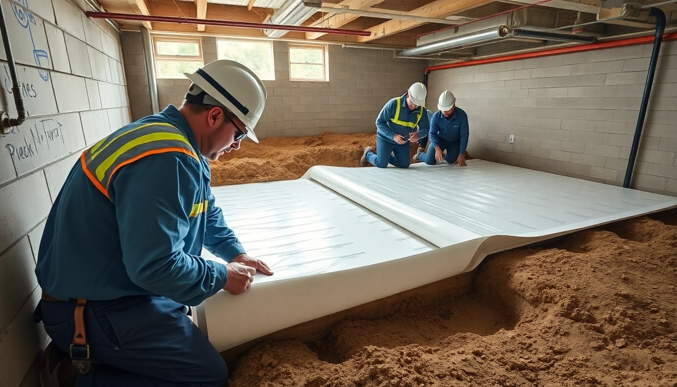 Performing basement waterproofing near me geneva with skilled workers and high-quality materials.
