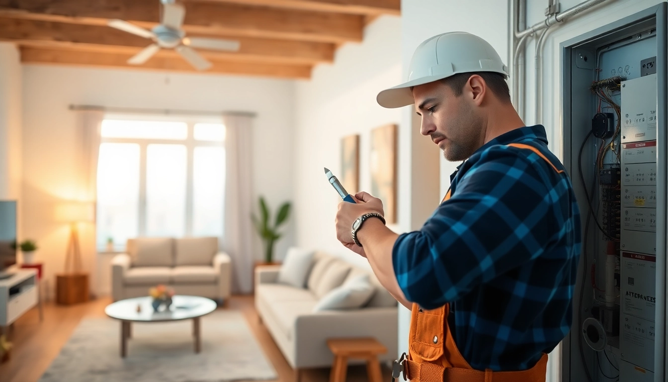 Ensure safe and efficient Electrical Service installation by a skilled electrician at home.