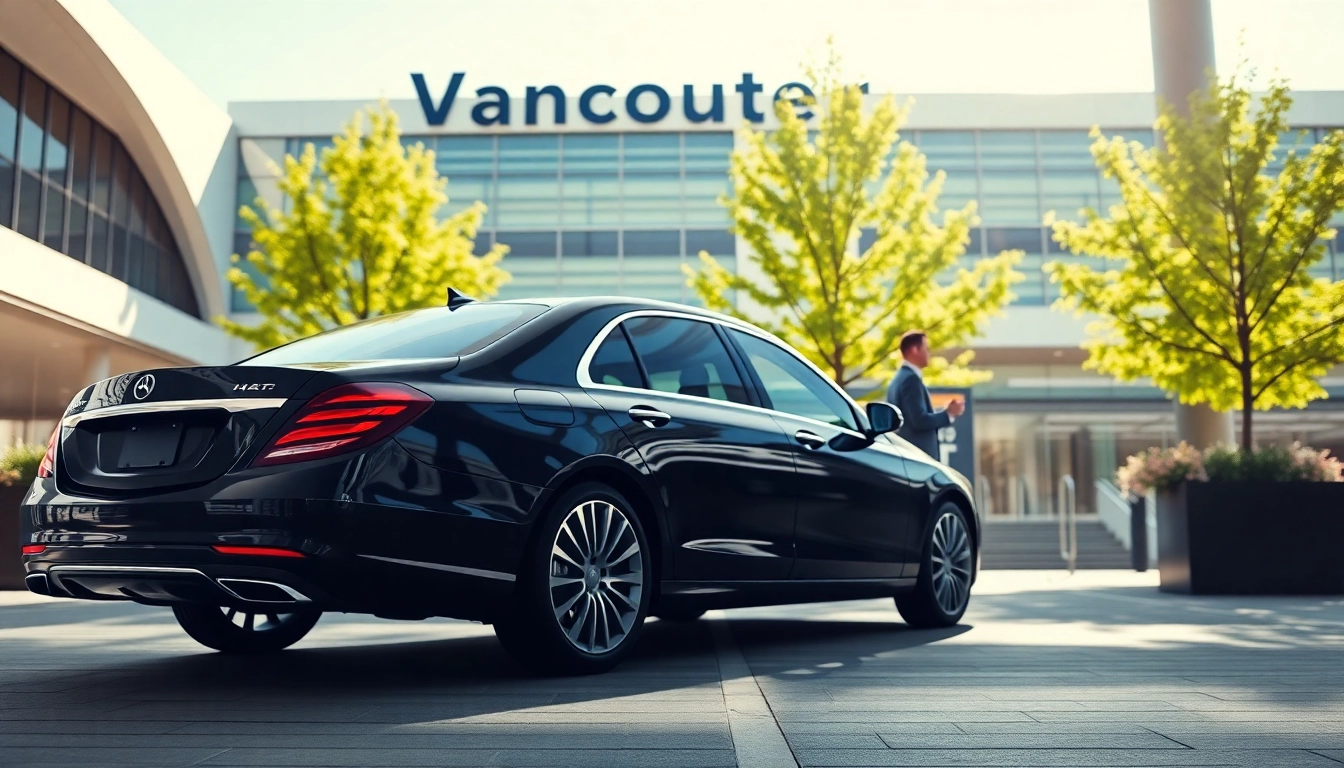 Experience the best Vancouver airport car service with a luxury vehicle ready for travel.
