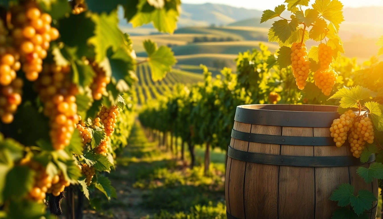 Discover the beauty of a Winery sacramento with lush vineyards and rustic wine barrels.