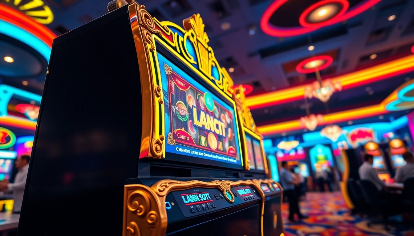 Menangkan jackpot di mesin luxury111 slot dengan desain menawan dan suasana kasino yang cerah.