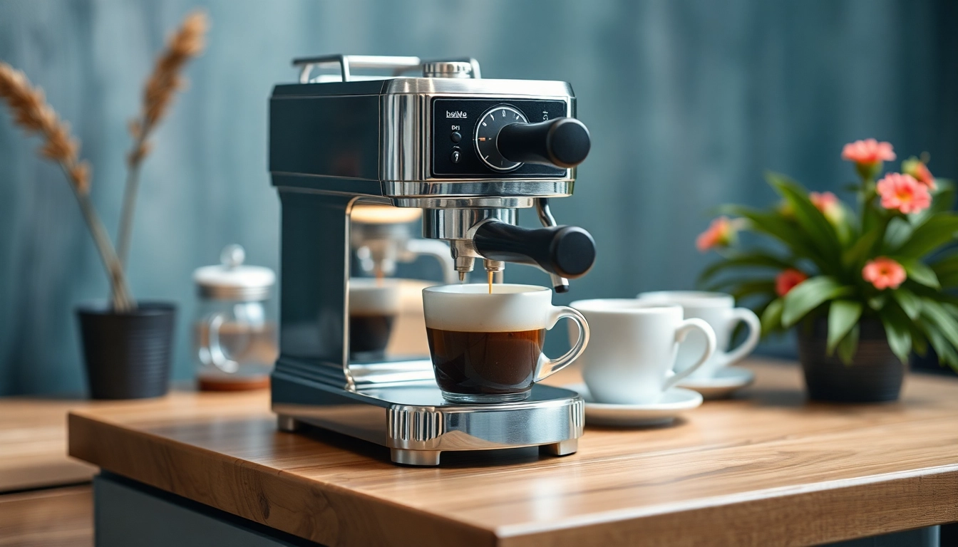 Cimbali teknik servis sayesinde espresso makinelerinin dikkatle onarıldığı bir atölye ortamı.