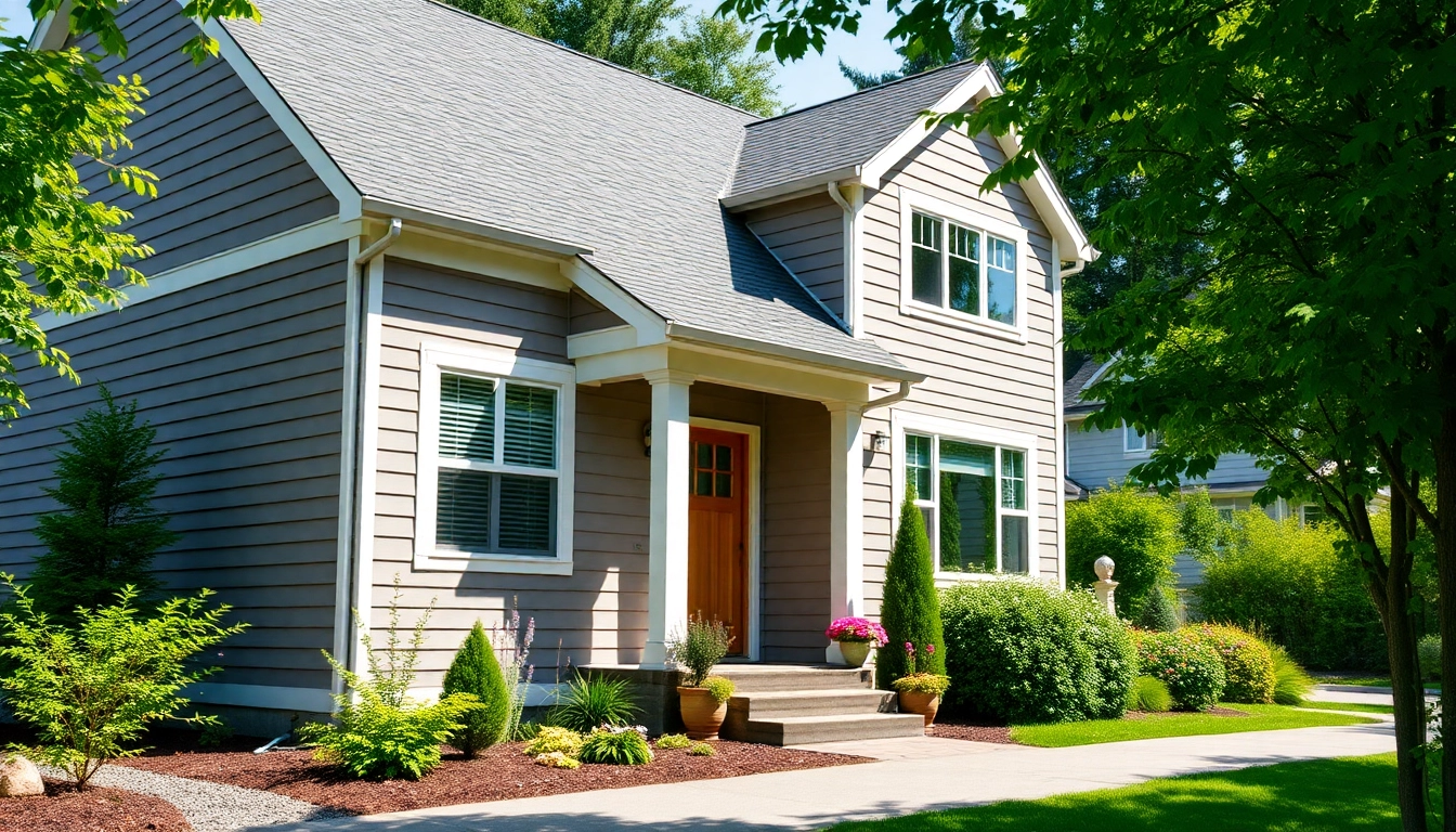 Transform your home with siding replacement Portland Oregon, showcasing beautiful new siding in a vibrant neighborhood setting.