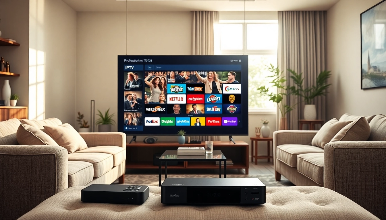 Utiliser un code IPTV pour accéder à une variété de chaînes télévisées dans un cadre confortable.