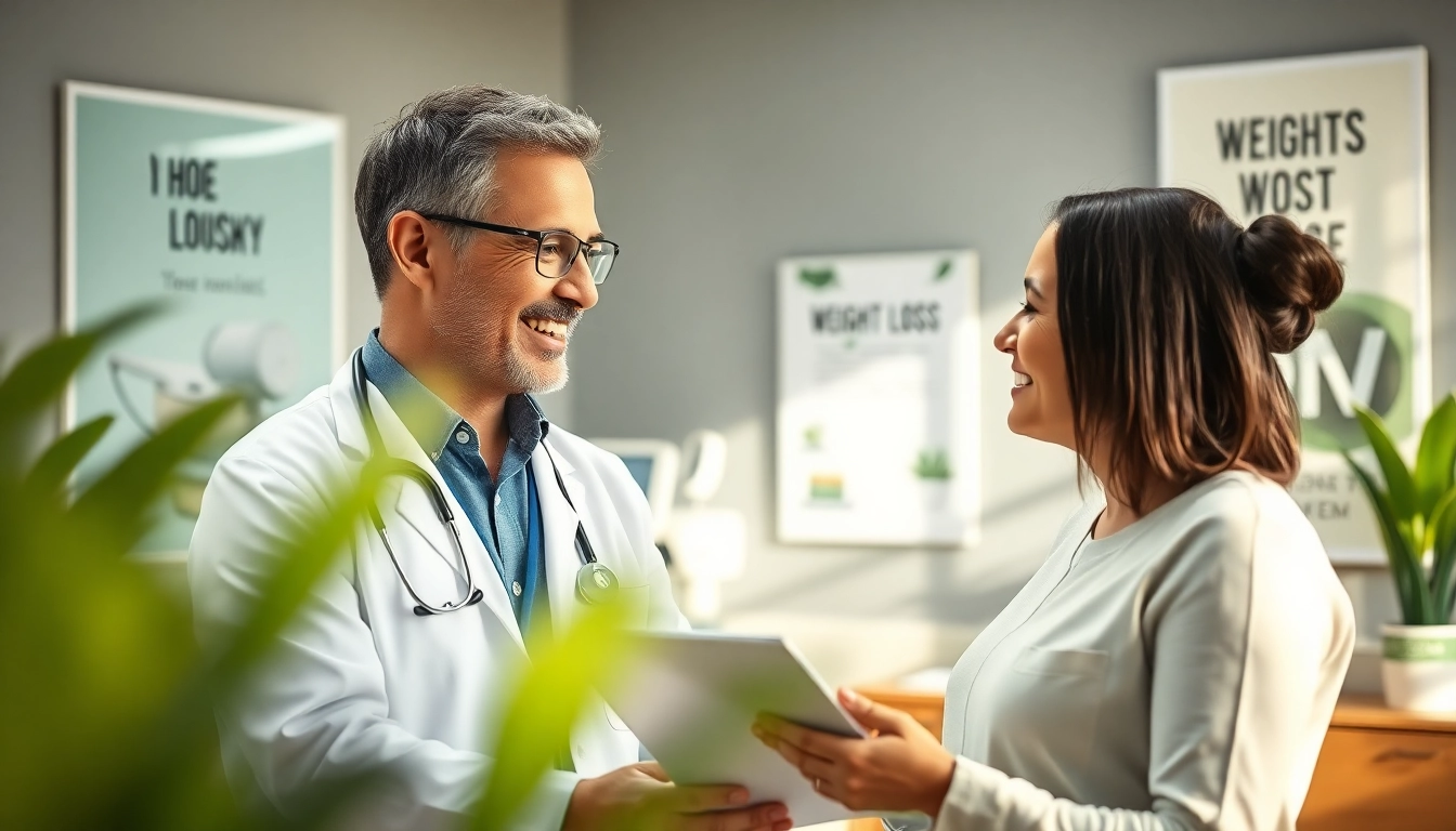 Consultation at a weight loss clinic in las vegas, showcasing personalized healthcare and energy.