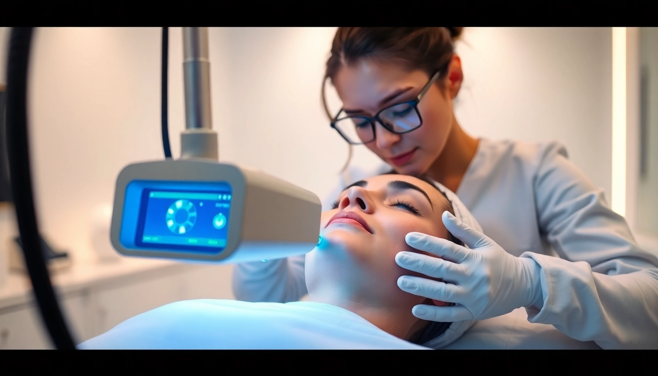 Experience the benefits of Aerolase Laser in a professional skin treatment session with an expert.
