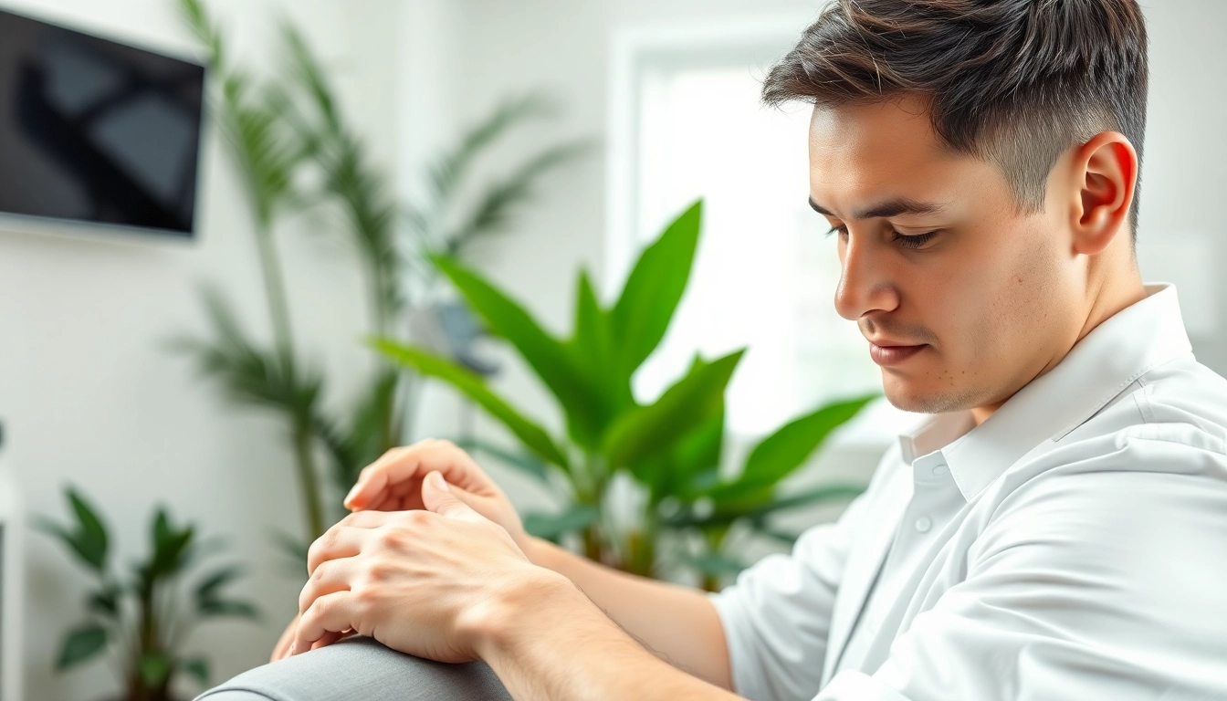Receive expert chiropractic care by a skilled chiropractor near me in a modern office.