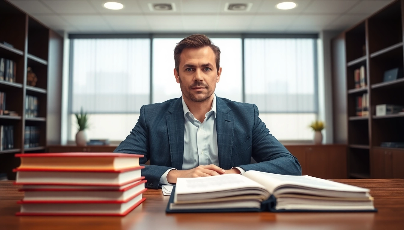 Tampa Criminal Defense Attorney consulting in a modern office, showcasing professionalism and expertise.