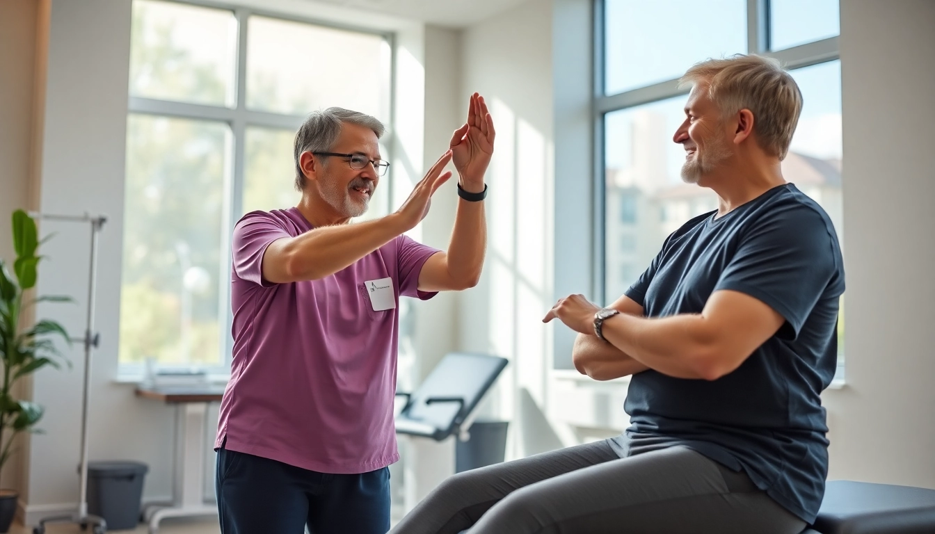 Enhance recovery with Surrey physio expertise shown in a professional rehabilitation setting.