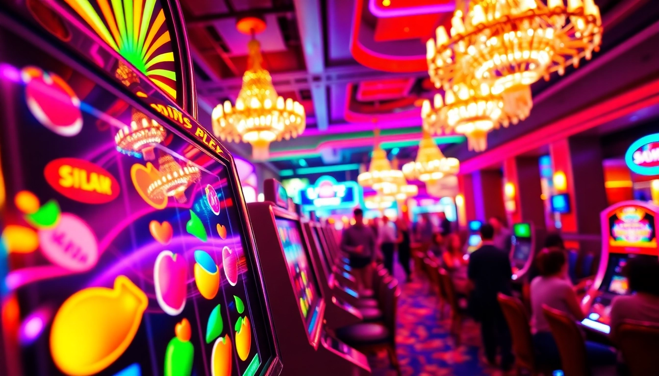 เล่นสล็อต pg slot ที่คาสิโนด้วยสีสันสดใสและบรรยากาศที่สนุกสนาน