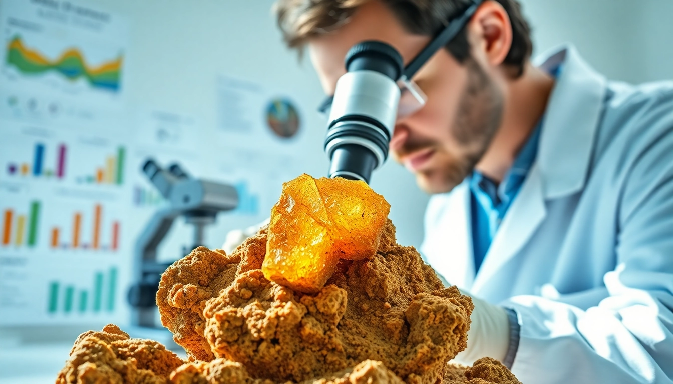 Zeolit medyczny pod mikroskopem w nowoczesnym laboratorium naukowym