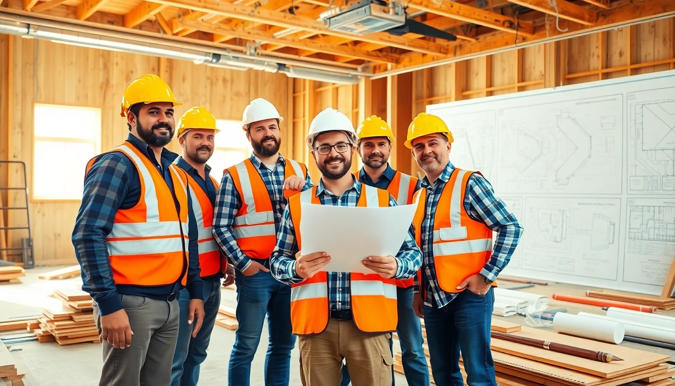 Collaborative builders showcasing teamwork for the Texas association of builders.